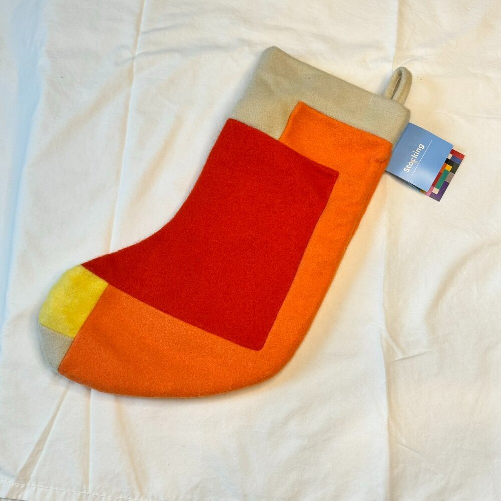 TWO Lego Target Christmas Stockings Block Colors for the Holidays NWT 20"x7"